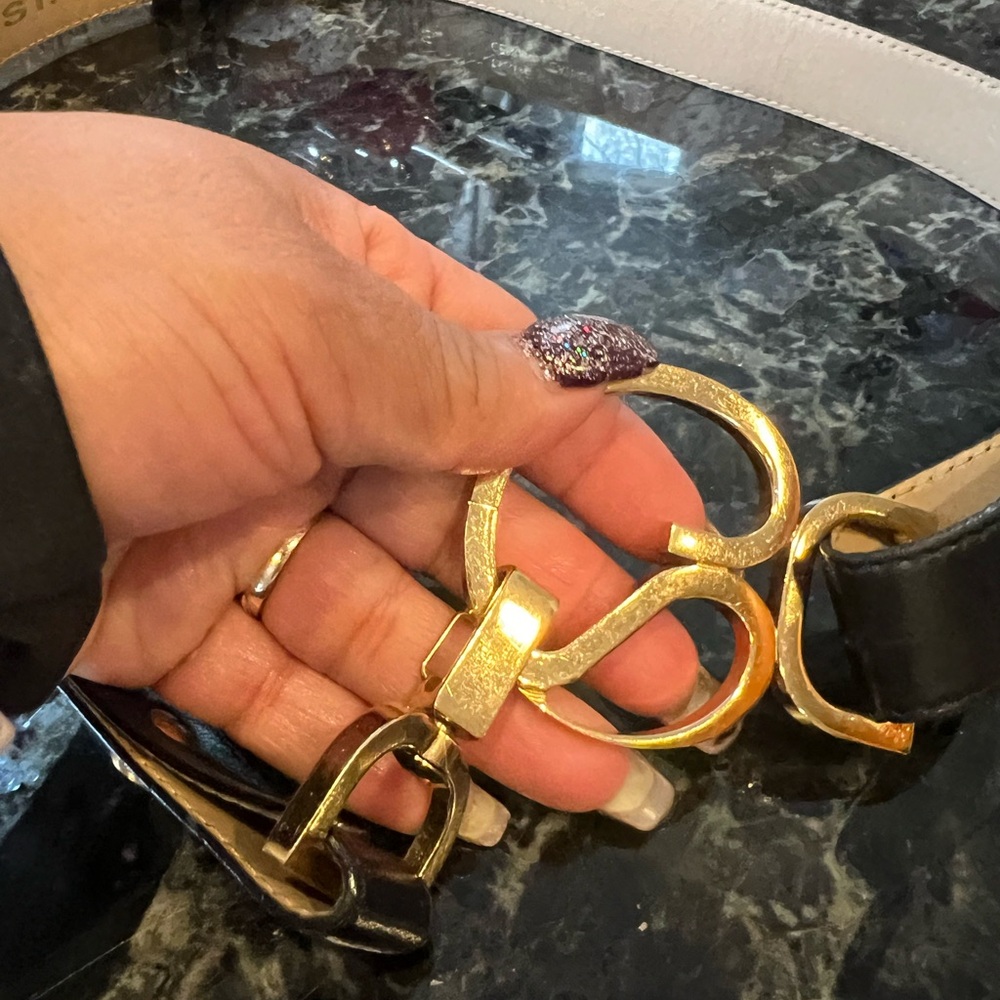 St John leather Monogram Belt, small - Picture 8 of 10